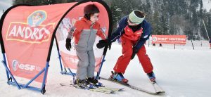 petit pont jardin des neuges baaby skieur