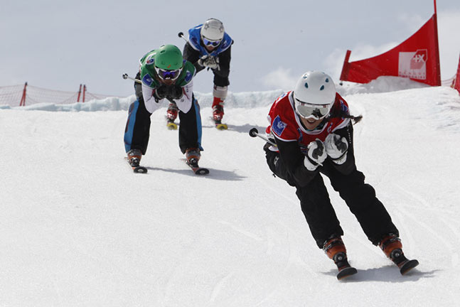 Skiercross à l'esf de Ventron