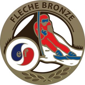 Médaille flèche de bronze esf de Ventron