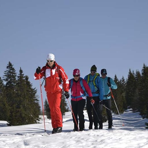 ski nordic avec l'esf Ventron