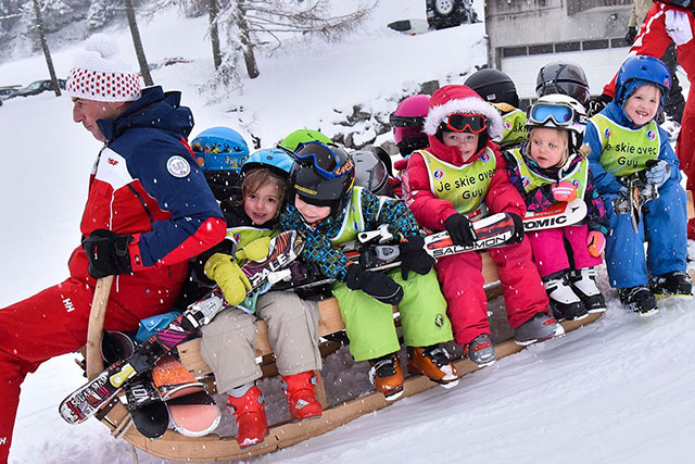 baby skieur jardin des neiges