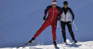 ski de fond à l'esf de Ventron