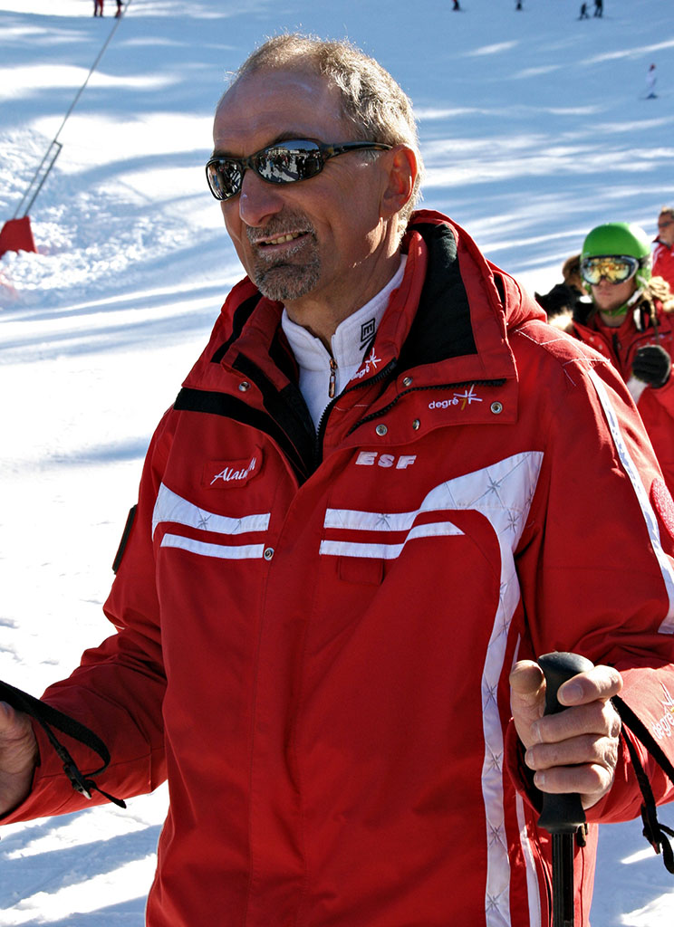 Alain moniteur à l'école du ski français de Ventron