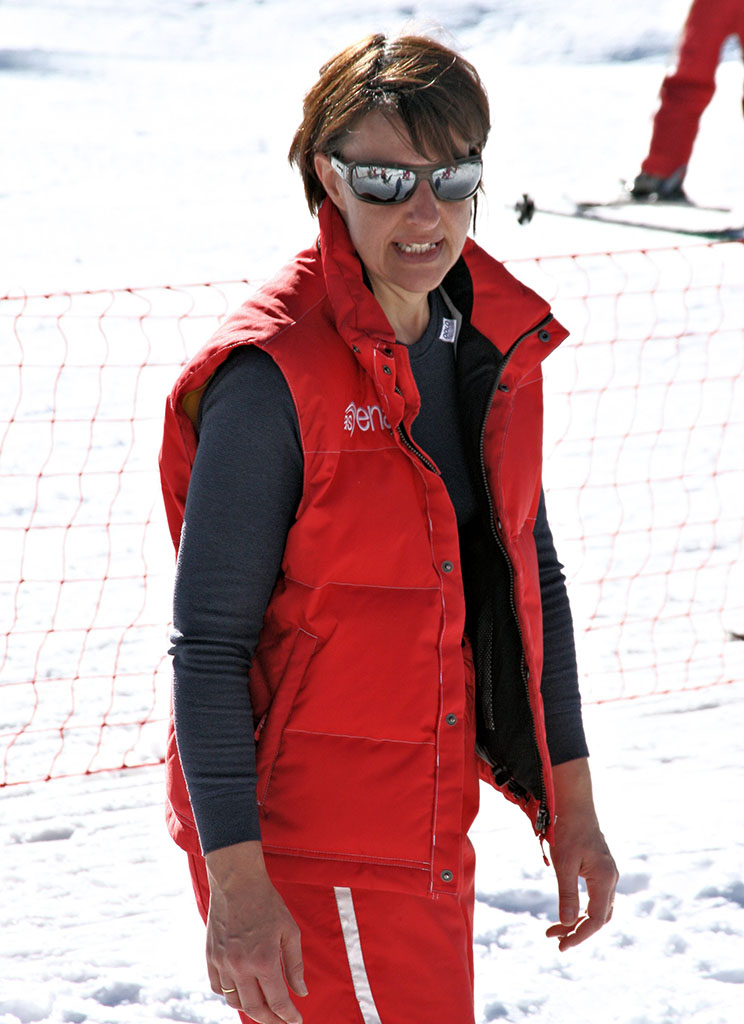 Natacha monitrice à l'école du ski français de Ventron