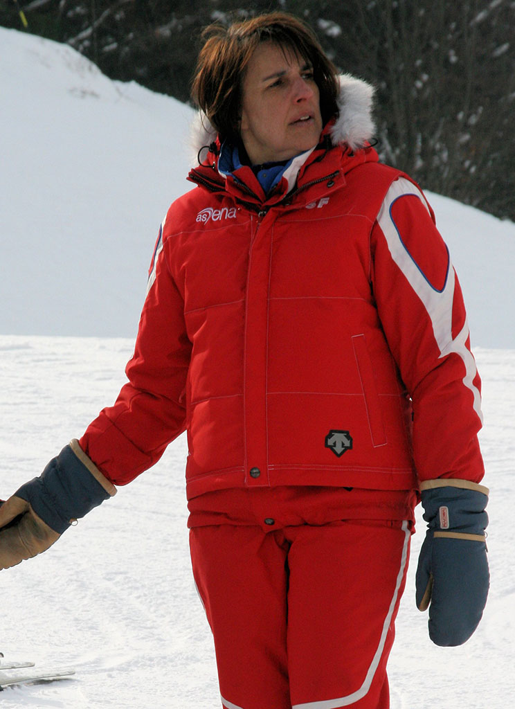 Natacha monitrice à l'école du ski français de Ventron