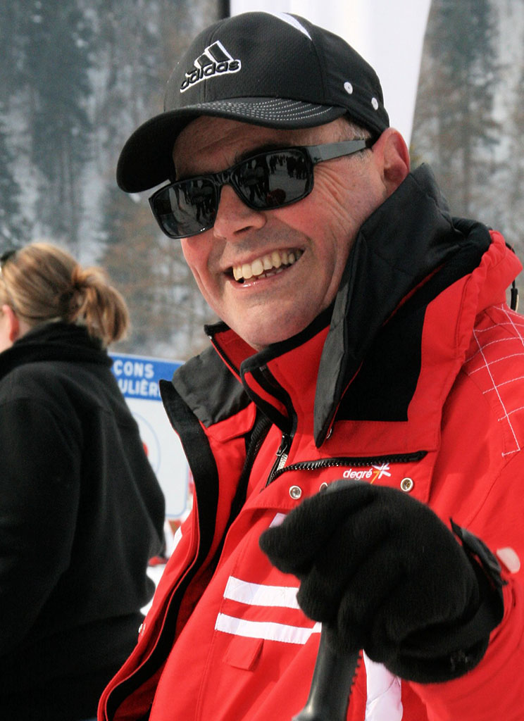 Christophe moniteur à l'école du ski français de Ventron