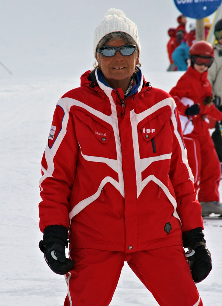 Chantal monitrice à l'école du ski français de Ventron