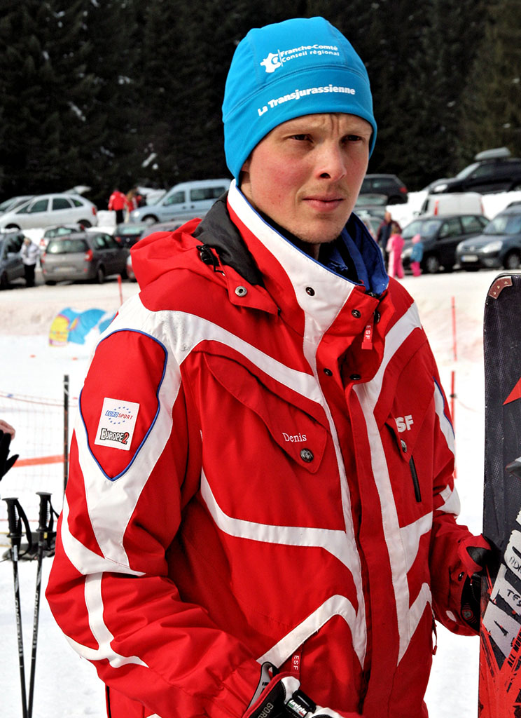Sébastien moniteur à l'école du ski français de Ventron